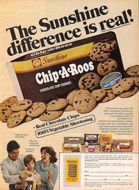 spaghettios ads | 1978 Sunshine Chip A Roos Chocolate Chip Cookies Magazine Ad