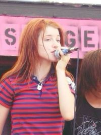 hayley williams from paramore VANS warped tour 2005 - st. petersberg, florida - august 5th 2005