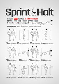 Sprint & Halt Workout