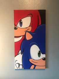 Sonic & Knuckles Duo canvas