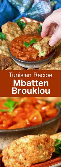 Mbatten brouklou are delicious cauliflower and potato fried croquettes, originally from Tunisia, that can also be prepared with cheese as well as ground meat. #Tunisia #Tunisian #TunisianCuisine #TunisianRecipe #NorthAfricanCuisine #NorthAfricanRecipe #NorthAfrica #Maghreb #MaghrebCuisine #WorldCuisine #196flavors