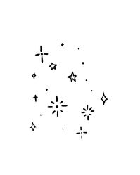 firework, star coded, cute tattoo, tattoo sticker, tattoo ideas, tattoo sketch, black and white, Semipermanent Tattoo 2*2 inch