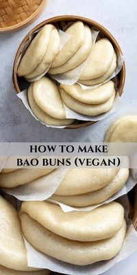 These steamed lotus leaf bao buns are super soft and fluffy and they are easier to make than you might think! They are vegan friendly and can be stuffed with your choice of fillings for a delicious meal.