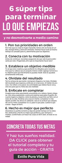 ¿Por qué nunca terminas lo que empiezas? Descúbrelo y logra todo lo que te propones. Un sencillo truco, tips y hojas de trabajo que te ayudarán a triunfar.