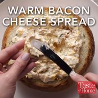 Warm Bacon Cheese Spread Recipe