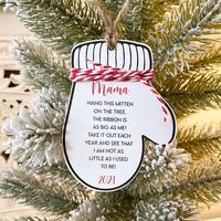 Child Height Ornament Ornament Keepsake Personalized - Etsy