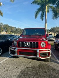 red mercedes g wagon g63