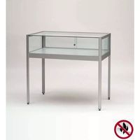 1000mm Wide Fire Class B1 Glass Display Table - Access Displays