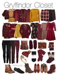 "Gryffindor" by disney-stylez ❤ liked on Polyvore featuring Oxford, ASOS, Topshop, Billabong, MANGO, Yumi, Carvela Kurt Geiger, Vero Moda, Chicnova Fashion and Splendid