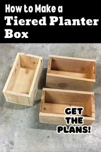 Learn how to make an easy DIY tiered planter box with only $10 in lumber and in under 2 hours. It’s a great beginner project!