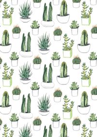 watercolour cacti and succulent Art Print, cactus trend, cactud pattern, green cactus print, cactus decor, cactus pillow, cacti trend, cactus art, urban jungle, cactus poster