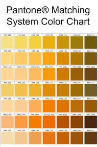 Pantone® Matching System Color Chart