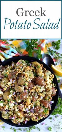 Greek Potato Salad - Lord Byron's Kitchen #Greek #potato #salad #summer #fresh