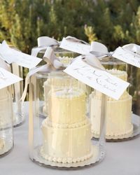 Mini Wedding Cake Favors