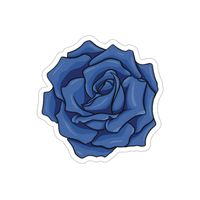 Excited to share the latest addition to my #etsy shop: Rose Sticker Blue https://etsy.me/3NTeJfi #blue #floral #paper #diecut #sticker #flower #nature #rose #catsgotyourgoat