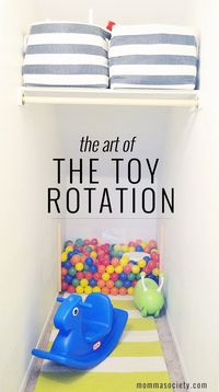 How To Organize Your Toys Using A Toy Rotation System | Momma Society-The Community of Modern Moms | www.MommaSociety.com