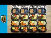 GAME DAY - FULL WEEK MEAL PREP - How to Meal Prep - Ep. 74 - YouTube