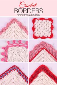 Crochet borders, crochet edging, crochet edges for blankets