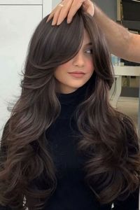 29+ Stunning Long Hair Styles with Layers and Curtain Bangs for a Trendy Look