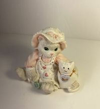 Calico Kittens Figurine “Buttoned Up With Love”, 1994 Hillman Enesco 5C12/197 | eBay