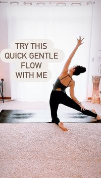 kellie Jeffris | try this quick gentle flow with me! great for a quick gentle feel good stretch or a warm up into a deeper practice! enjoy 🥰♥️🙏 #yoga… | Instagram