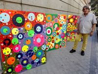 Gabino Amaya Cacho tendrá una exhibición en Madrid este noviembre 2017 para presentar su famoso Puntillismo Abstracto