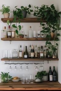 85 Artistic DIY Bar Shelf Concepts You will Love (2024)- #bar #Creative #DIY #Ideas #Love #Shelf #Youll Check more at https://howcandothis.com/homedecoration/85-artistic-diy-bar-shelf-concepts-you-will-love-2024-2/