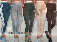 The Sims Resource - Winter Adidas Athletic Leggings