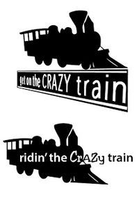 Free cut file.  CrAZy train!