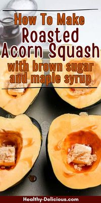 This roasted acorn squash recipe is creamy, tender, and versatile — perfect as an easy weeknight side dish. This post will show you how to roast acorn squash perfectly. Make it with brown sugar and maple syrup for a sweet option, or with olive oil and salt for a savory option.