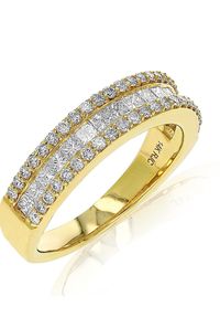 Vir Jewels 1 cttw Princess and Round Diamond Wedding Band 14K Yellow Gold Multi Row Bridal. As an Amazon Associate, I earn from qualifying purchases.