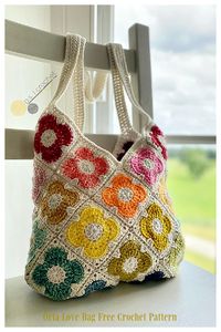 Granny Squares Bag Free Crochet Patterns - DIY Magazine