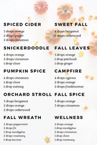 10 Fall Diffuser Blends with Essential Oils - Angie Cruise Blog