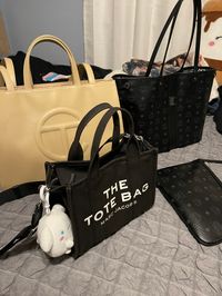 #purses #bags #marcjacobs #thetotebag #tote #telfar #mcm #girly #sanrio