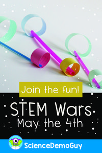 Celebrate May the 4th with STEM Wars Activities! It's coming up fast! Do you have any great “May the 4th” traditions? I have five “Jedi Training Missions” for you to add to, or shake up, May 4th this year! STEM and Star Wars are a great combination—it is always a great way to dive into hands-on learning in a fun and engaging way! The supplies are super cheap and easy to find!