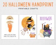 Halloween Handprint Craft Halloween Crafts Halloween Handprint Art Halloween Handprint Art Halloween Preschool Printable Craft - Etsy Canada