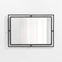 Rodin Black Wall Mirror by Athena Calderone + Reviews | Crate & Barrel