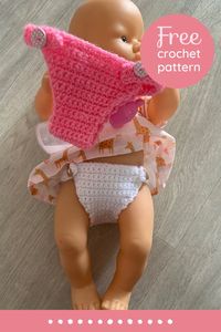 Crocheting baby doll diapers is a fun and easy way to use up scrap yarn while providing hours of imaginative play for children. This free crochet pattern for doll diapers is a great project for beginners and experienced crocheters alike. The pattern uses simple stitches and can be customized with different colors and buttons to suit your preferences. With this pattern, you can make a set of cute and functional diapers for your child's baby doll collection.