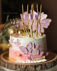 A flutter of sweetness in every bite! 🦋🎂 This pink butterfly-themed cake is all about spreading wings and celebrating in style. #ButterflyCake #PinkPerfection #SweetCelebrations #HomeBakerKolkata