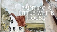 Painting A Little White House with A Palette Knife