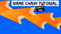 Homecoming mum ZIG ZAG NAME CHAIN TUTORIAL - YouTube