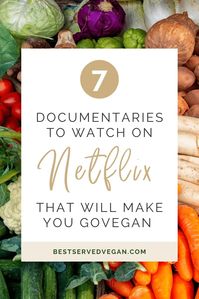 Whether you're a meat-eater, considering veganism, or already vegan, you NEED to watch these vegan documentaries on Netflix! The documentaries that include "Cowspiracy" and "What the Health" dive into animal agriculture, factory farming, animal cruelty, and the environmental impact of veganism. These are also great to watch if you are a beginner vegan or new to being plant-based as they provide a ton of insight and information.