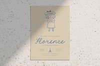 Madeline in Paris Vintage Modern Simple French Paris Birthday Party Invitation printable Download Invite - Etsy