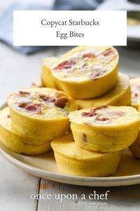 Egg Bites with Bacon & Gruyère