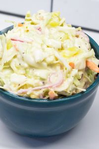 Italian Coleslaw recipe is a creamy coleslaw recipe made with Italian dressing and is similar to that TikTok sandwich slaw recipe.