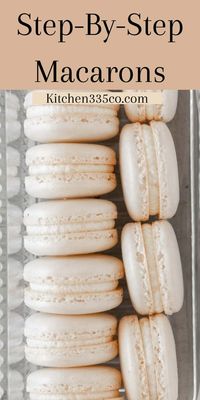 French Macarons are beautiful little cookies that have a crispy exterior, a chewy interior, and a delicious filling. In this post, I'll be going over the process I use step-by-step, as well as my favorite tools and all my best troubleshooting tips!