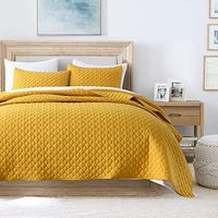 Amazon Great finds 
mustard bedroom comforter set. fall bedroom ideas