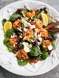 Grilled Shrimp Salad with Lemon Vinaigrette - Women of Today