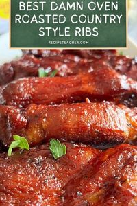 Mouthwatering, tender and juicy country style pork ribs are seasoned to perfection and roast right in your oven. No special equipment needed.