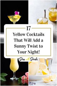 🍹🌞🍋 Looking for the perfect yellow cocktail to brighten up your day? 🔎 Check out our collection of the best yellow cocktail recipes that will surely satisfy your thirst for a refreshing drink this summer! 🌴🍹 #YellowCocktails #SummerDrinks #CocktailRecipes #ThirstyThursday #HappyHour #DrinkUp